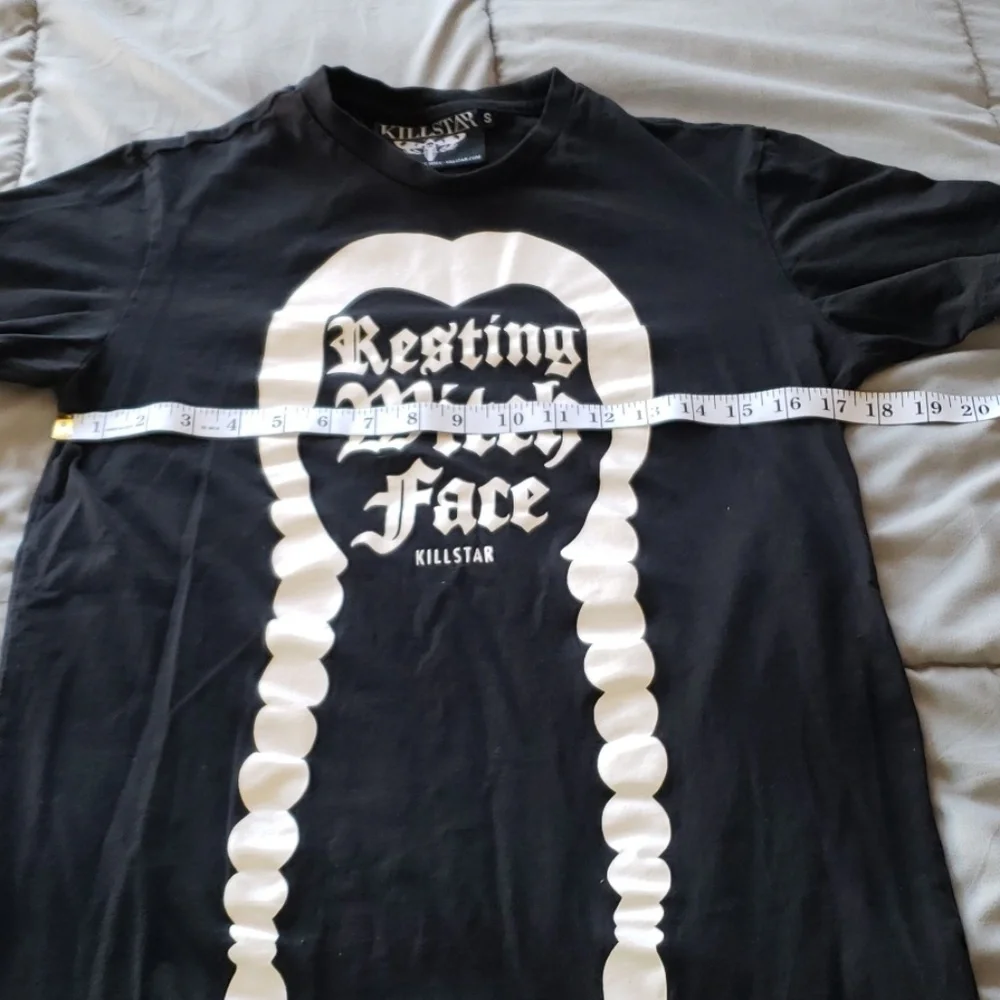 Killstar Resting Witch Face Shirt Size S